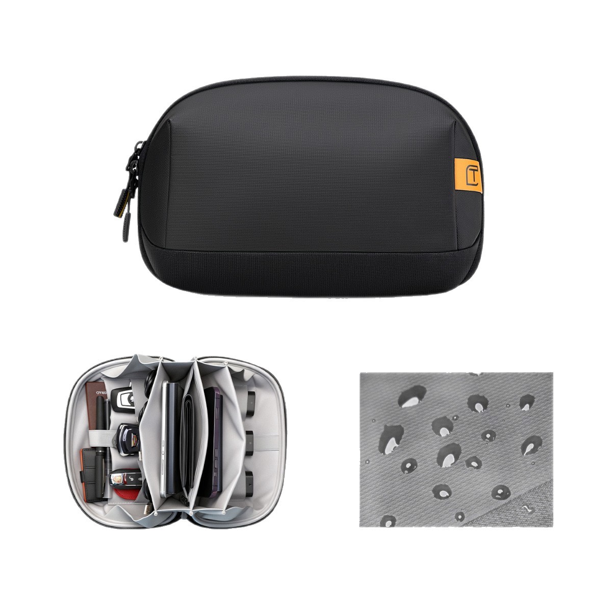 Tech Accessories Organizer Pouch - Waterdichte tas voor technische accessoires, kleine