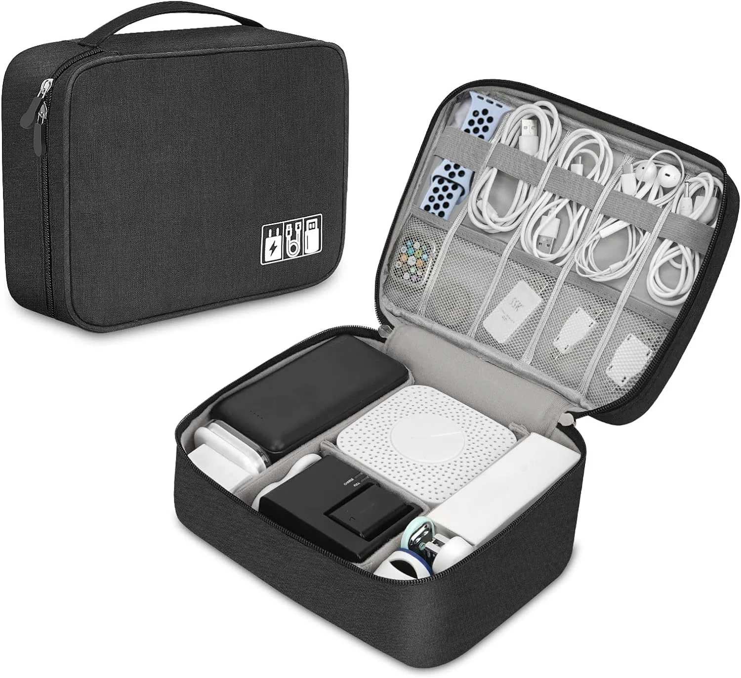 Tech Accessories Organizer Pouch - Draagbare Tech Organizer Case voor elektronische