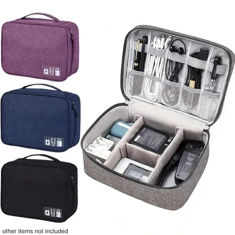 Tech Accessories Travel - Elektronica-organizer Reistas Waterbestendige kabelorganizer Tas Tech