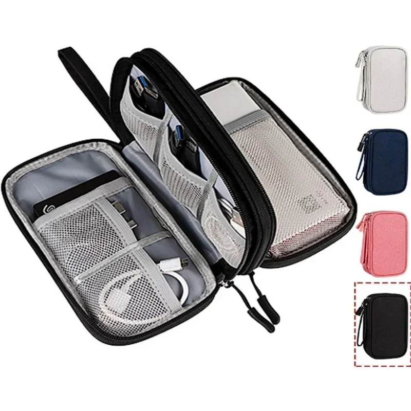 Tech Accessories Case - Reiskabeltas Draagbare digitale opbergtas Oplader Datakabel