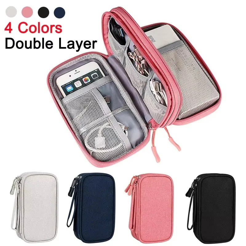 Tech Accessories Case - Reiswaterdichte draagtas Elektronica-organizer Draagbare opbergtas met