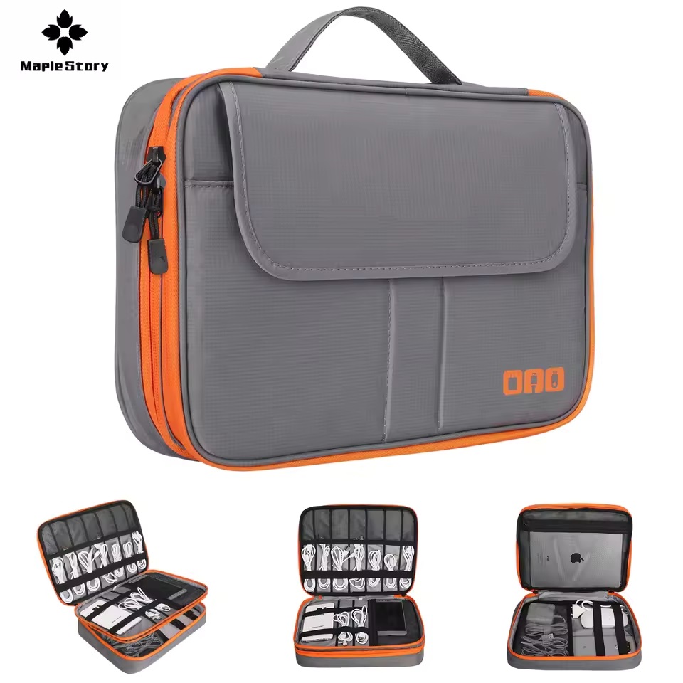 Tech Accessories Case - Reistas met dubbele laag voor digitale