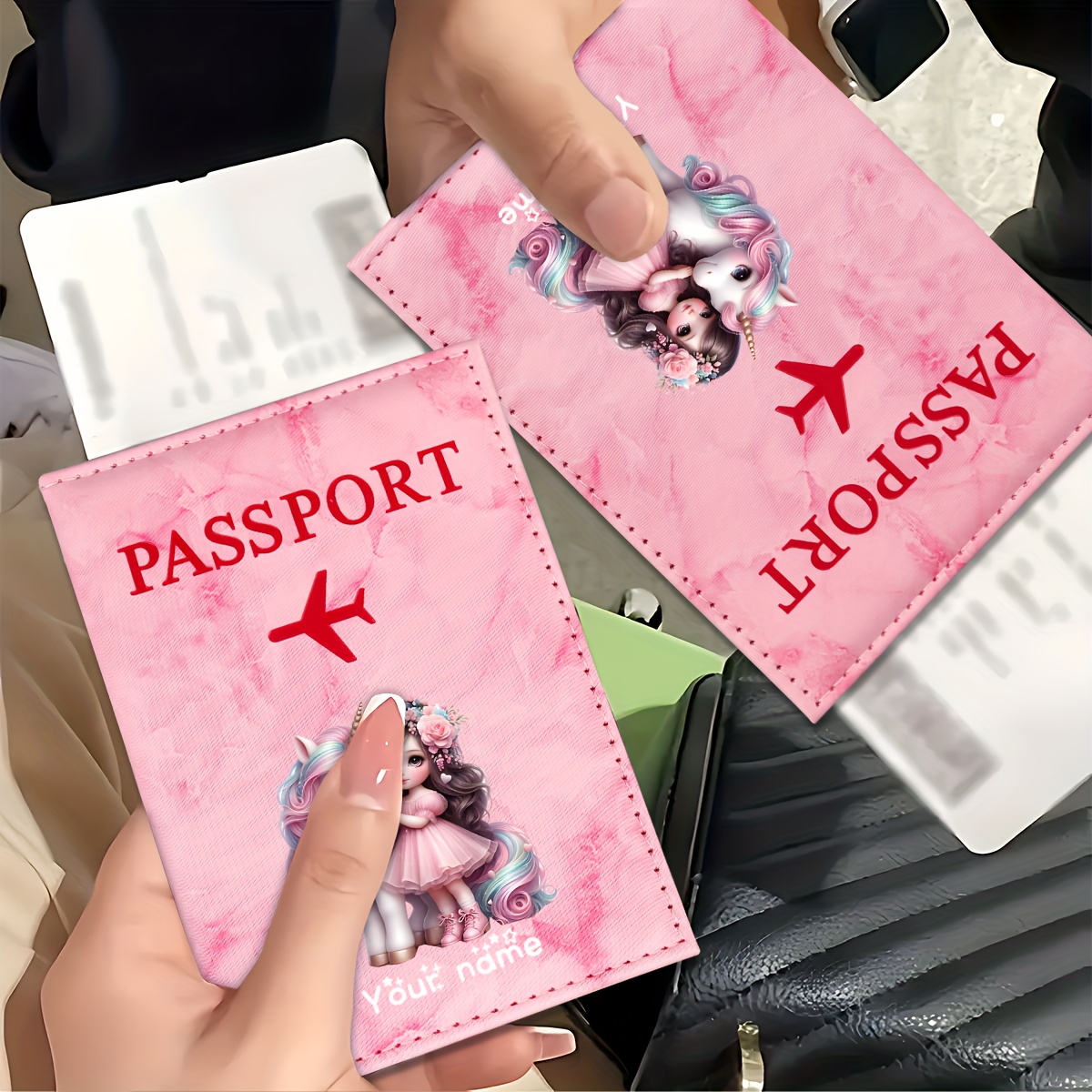 Unicorn Girl-patroon PU-paspoo - Tech Accessories Travel recensie en prijs