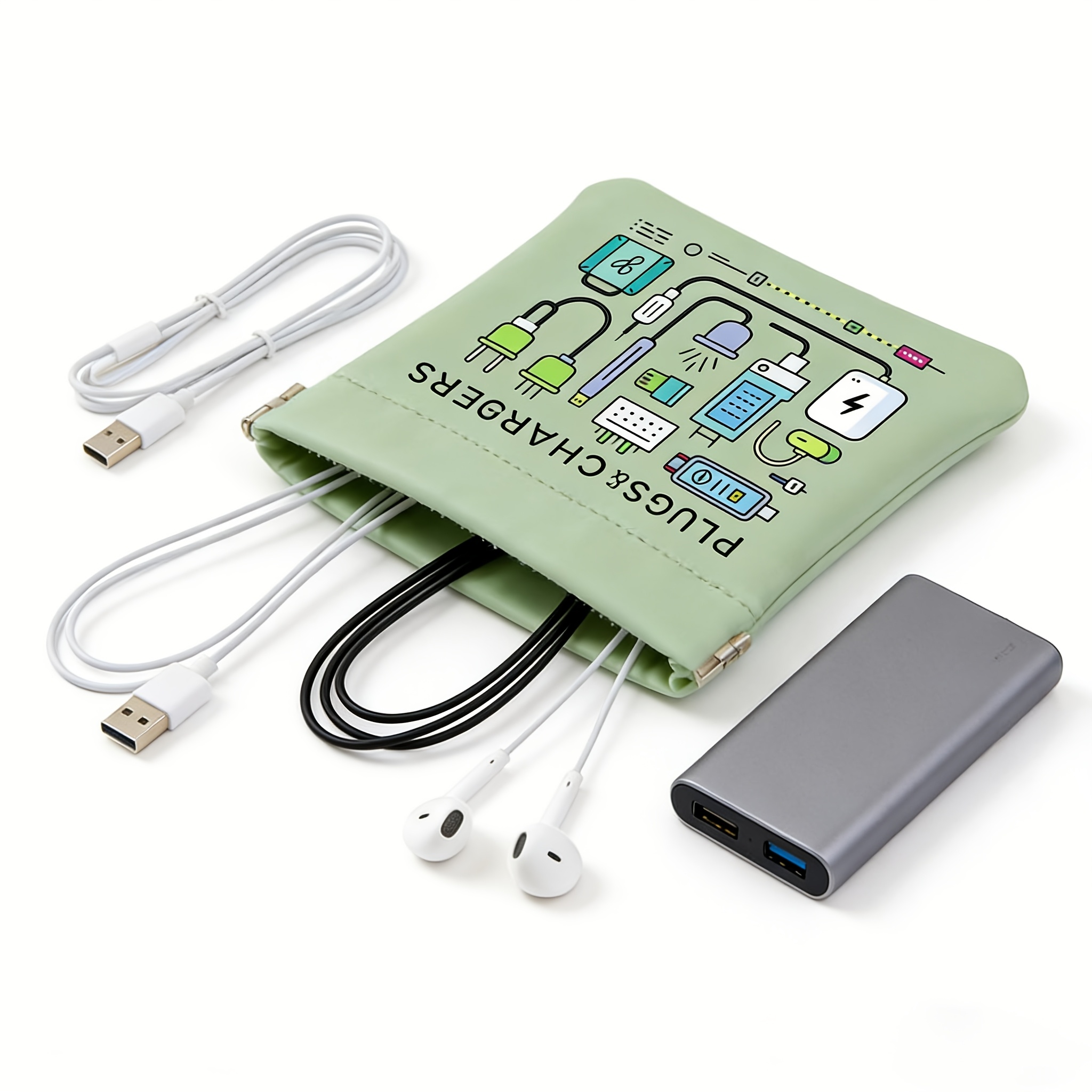Draagbare kabelopbergtas 12x12 - Tech Accessories Travel recensie en prijs