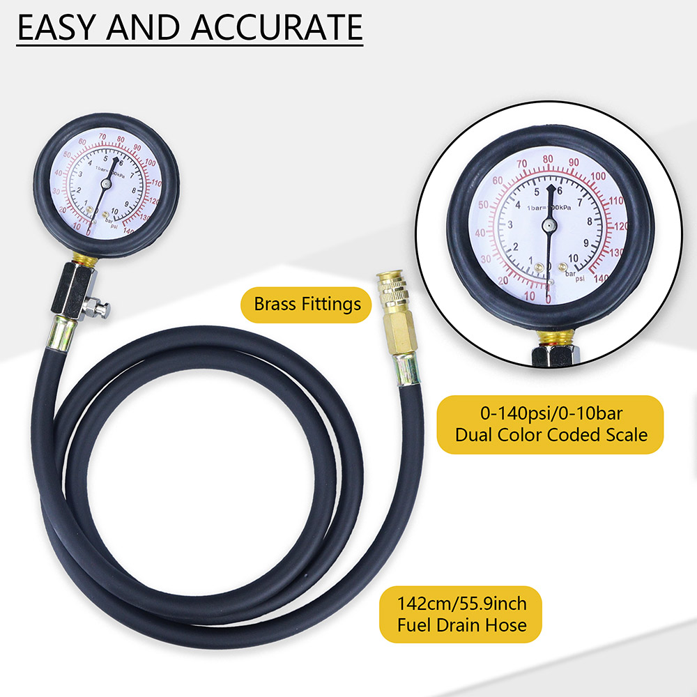 Oliedruktester Kit 0-140psi Pr - Tech Accessories Case recensie en prijs