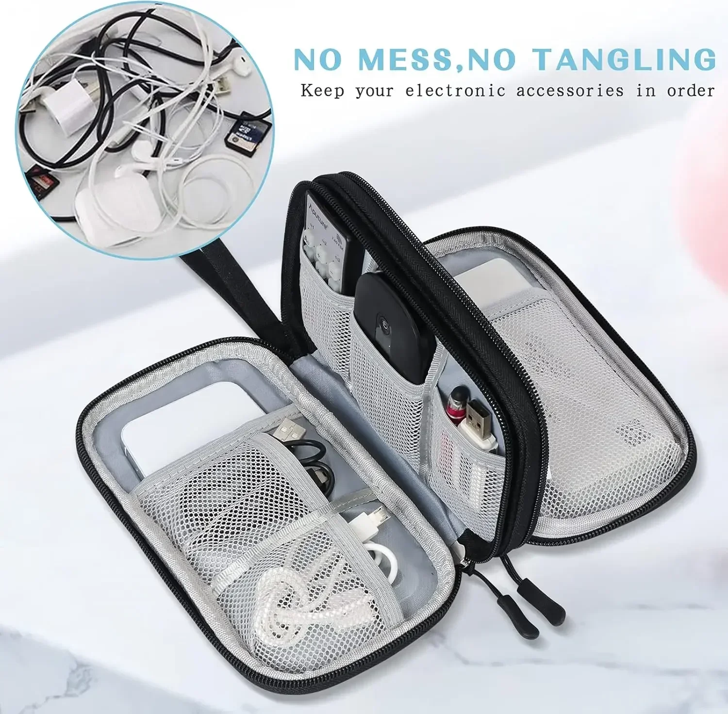 Reiskabeltas Draagbare digital - Tech Accessories Case recensie en prijs