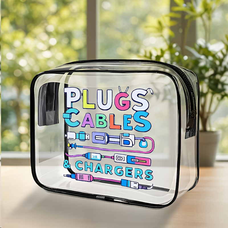 1 stuk grote, transparante kab - Tech Accessories Organizer Pouch recensie en prijs
