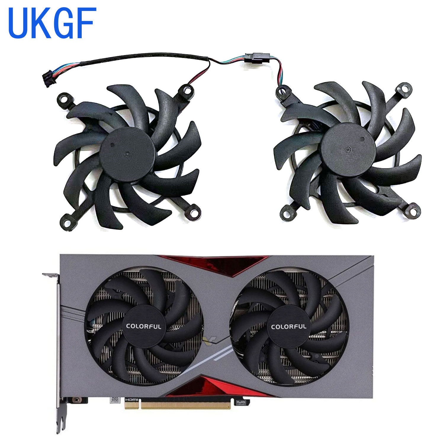 Vervangende ventilator voor Co - Nvidia Vga Rtx 4060 recensie en prijs